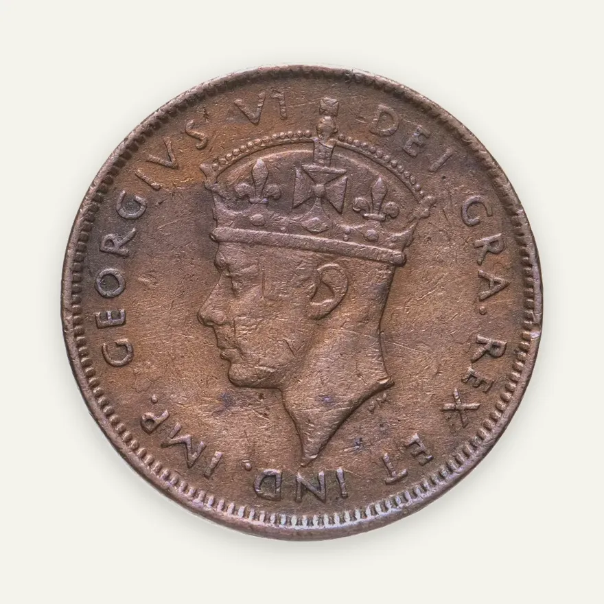 Ньюфаундленд 1 цент (cent) 1944, реверс
