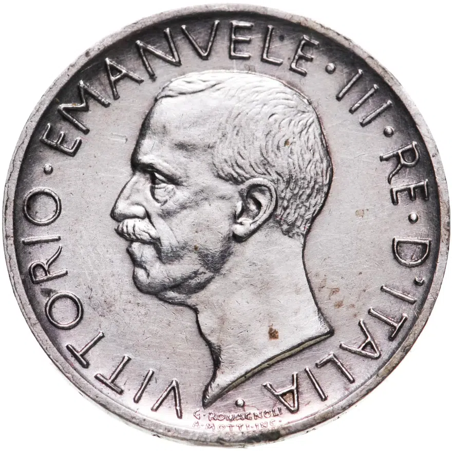 Италия 5 лир (lire) 1929