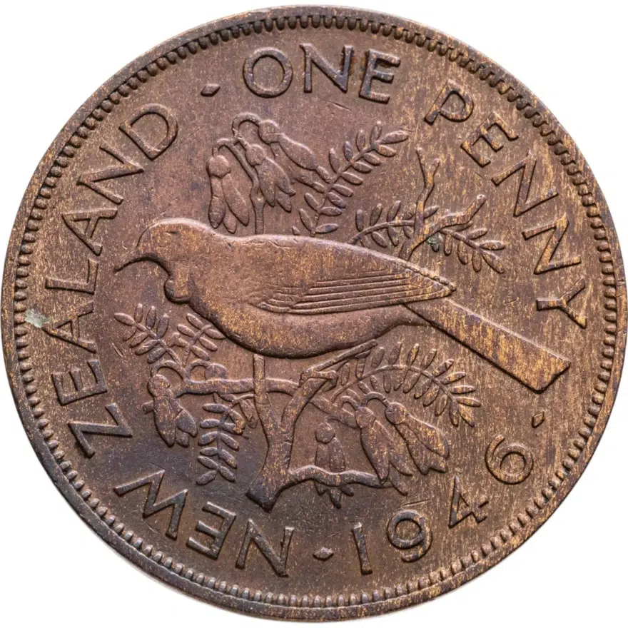 Новая Зеландия 1 пенни (penny) 1946