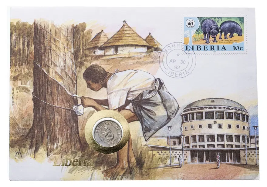 Либерия 5 центов (cents) 1977