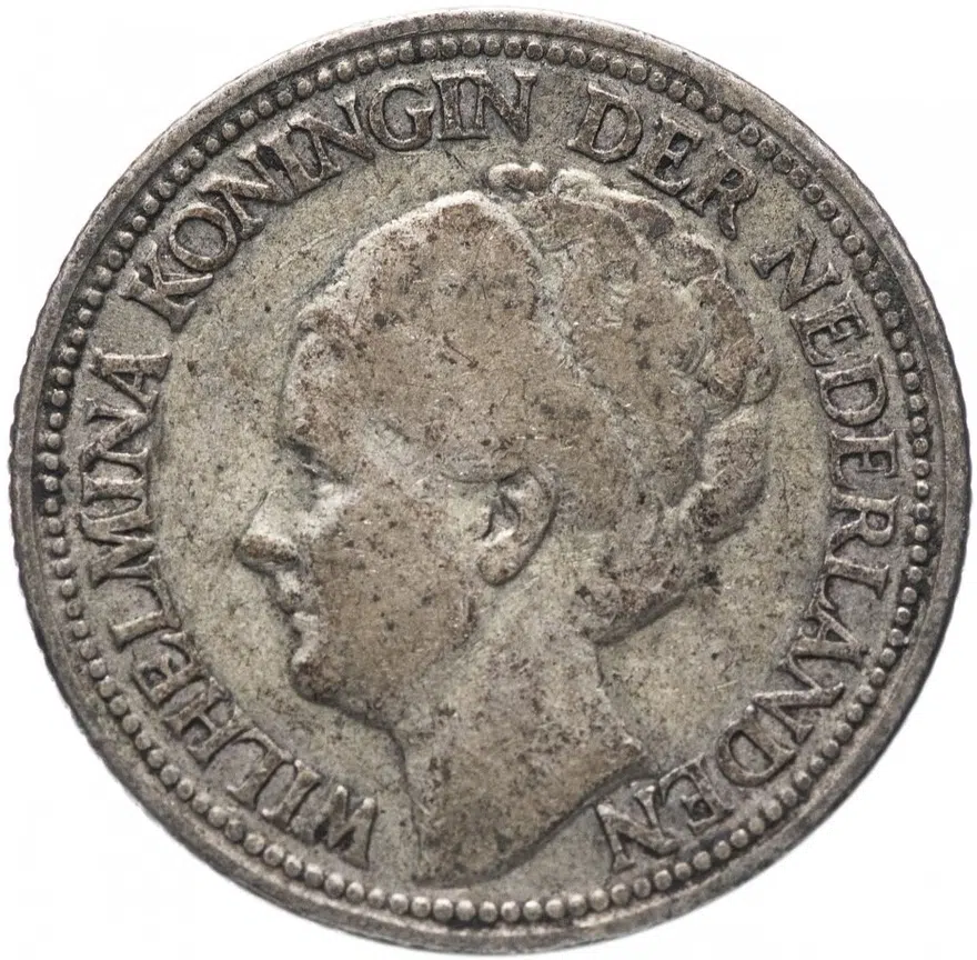 Нидерланды 25 центов (cents) 1926-1928