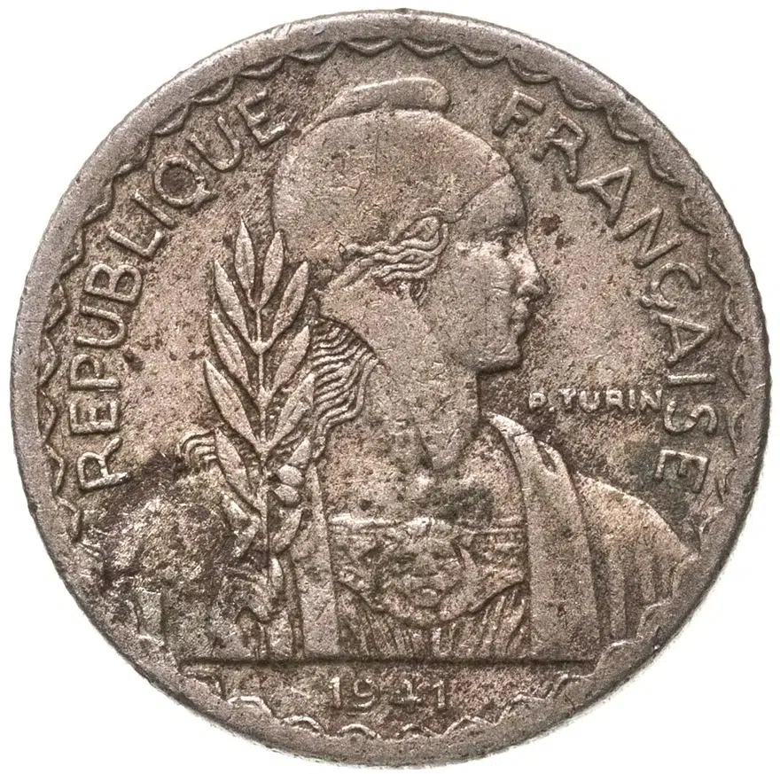 Французский Индокитай 10 сантимов (centimes) 1941
