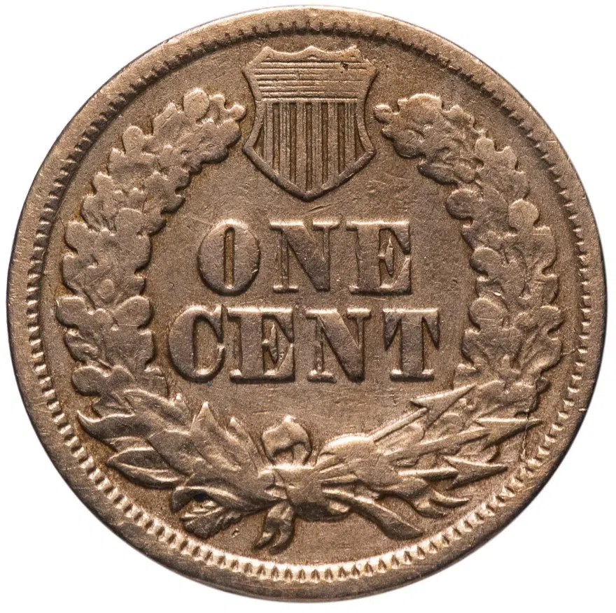 США 1 цент (cent) 1862