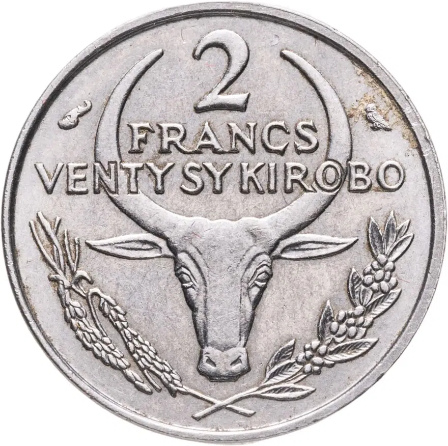 Мадагаскар 2 франка (francs) 1965