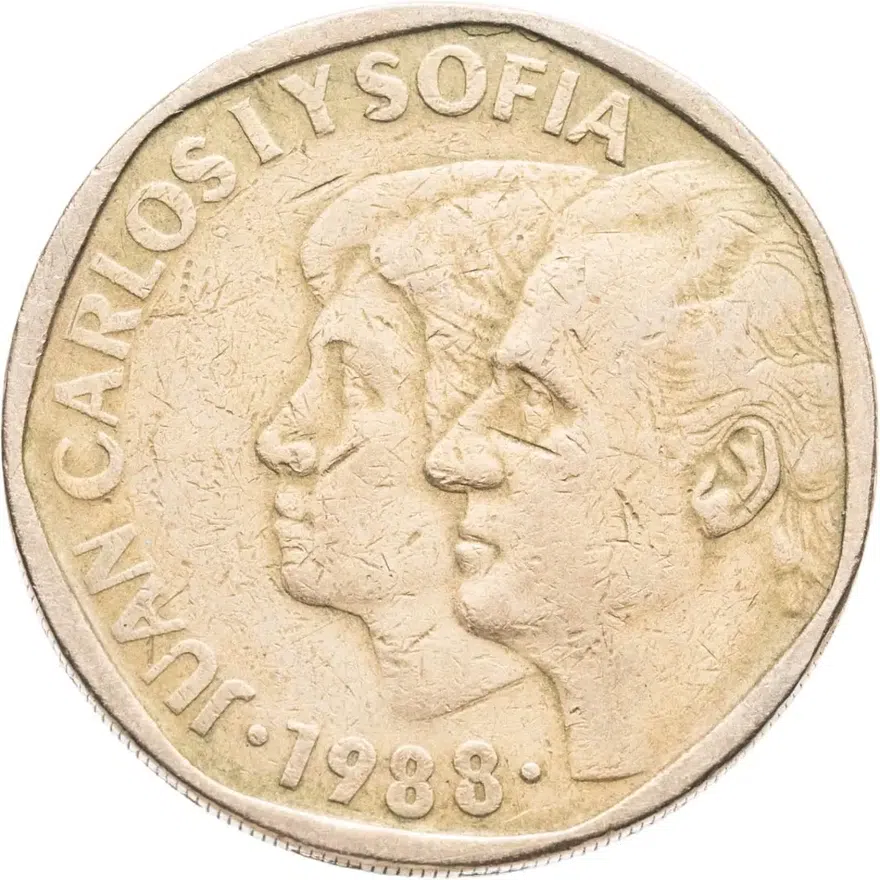 Испания 500 песет (pesetas) 1988, реверс