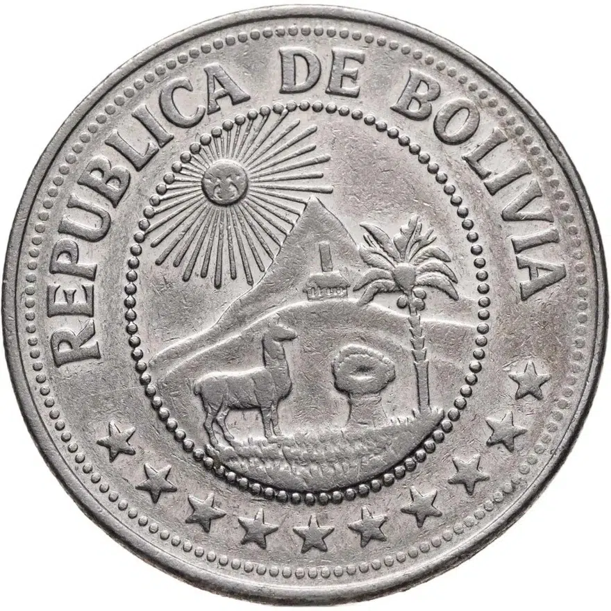 Боливия 5 песо (pesos) 1978
