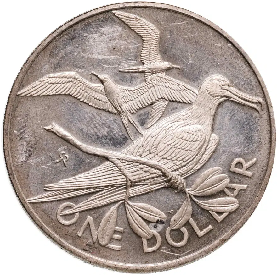Британские Виргинские острова 1 доллар (dollar) 1973
