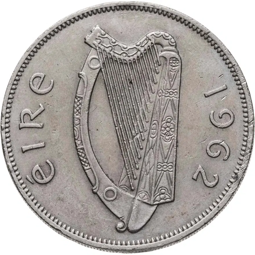 Ирландия 1/2 кроны (crown) 1962