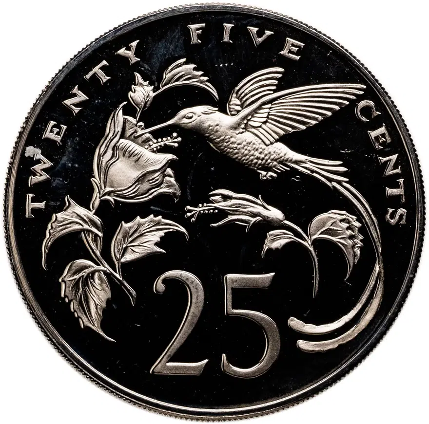 Ямайка 25 центов (cents) 1976