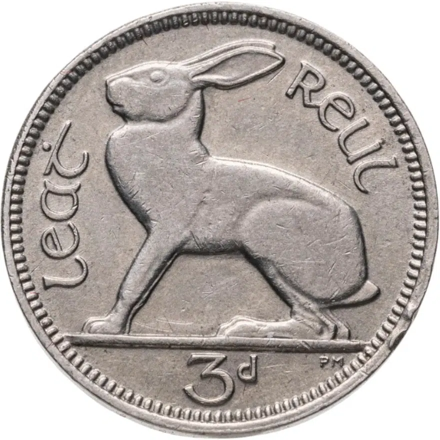 Ирландия 3 пенса (pence) 1934