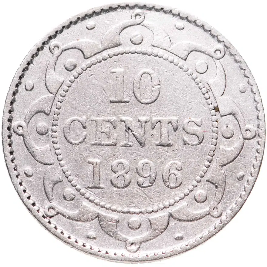 Ньюфаундленд 10 центов (cents) 1896