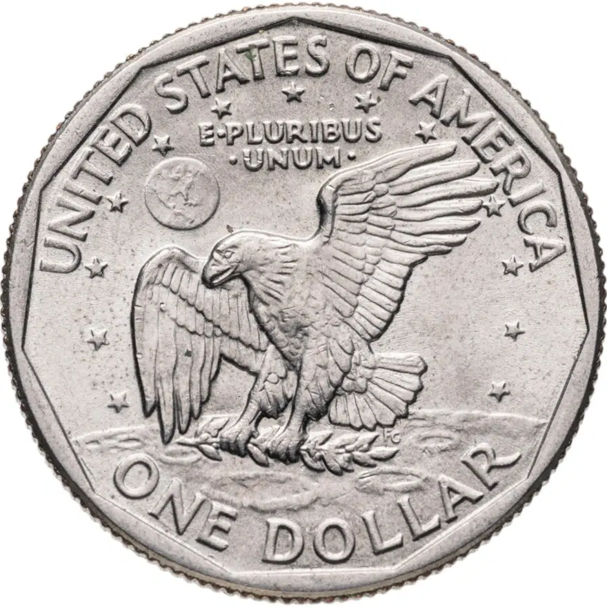 США 1 доллар (dollar) 1979 S доллар Сьюзен Энтони знак монетного двора "S" - Сан-Франциско, реверс