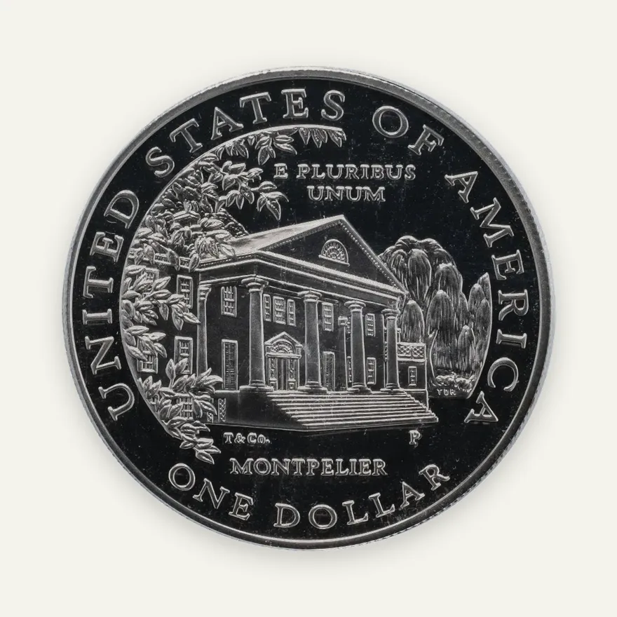 США  1 dollar (доллар) 1999 "Долли Мэдисон", реверс