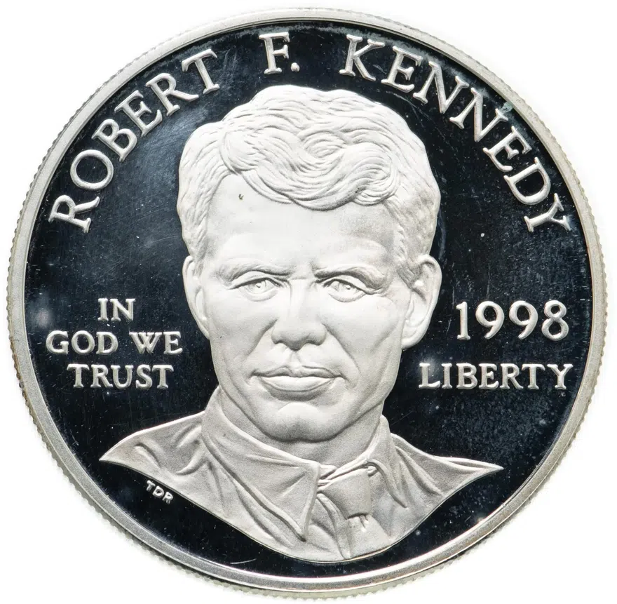 США 1 доллар (dollar) 1998 S Robert F. Kennedy (Роберт Кеннеди), аверс