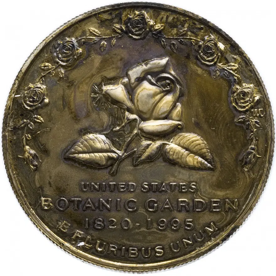 США 1 dollar (доллар) 1997 "175 лет Ботаническому саду США в Вашингтоне"