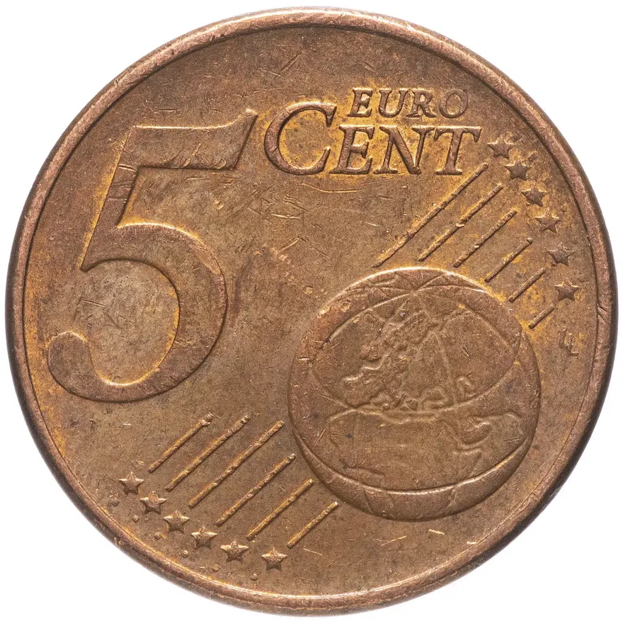 Австрия 5 центов (cents) 2002-2019, реверс
