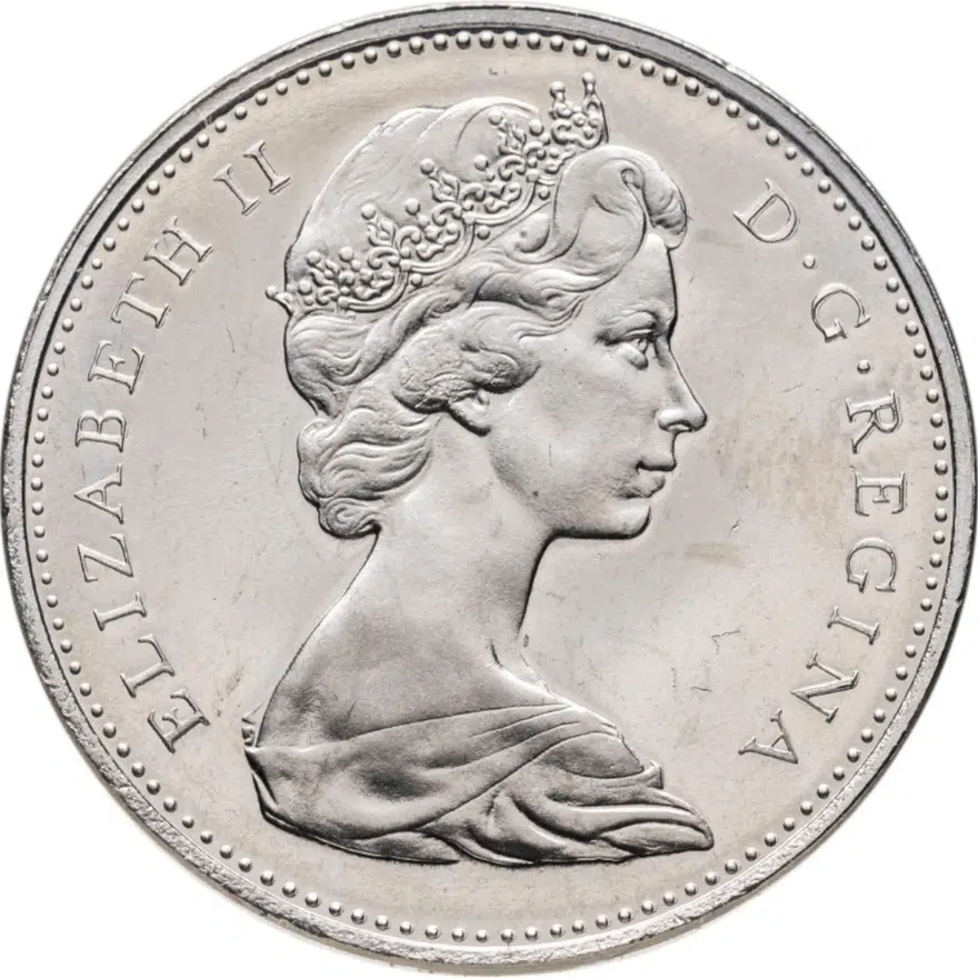 Канада 5 центов (cents) 1967 "100 лет Конфедерации", реверс