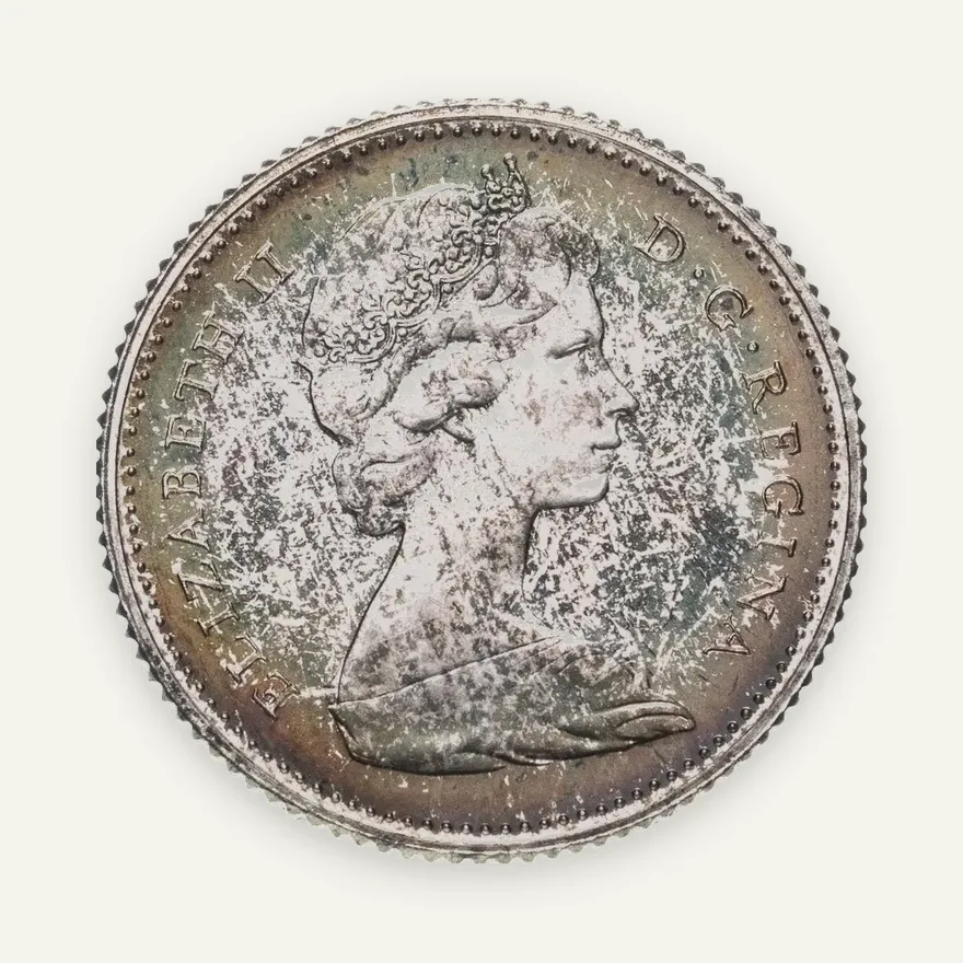 Канада 10 центов (cents) 1967  100 лет Конфедерации Канада, реверс