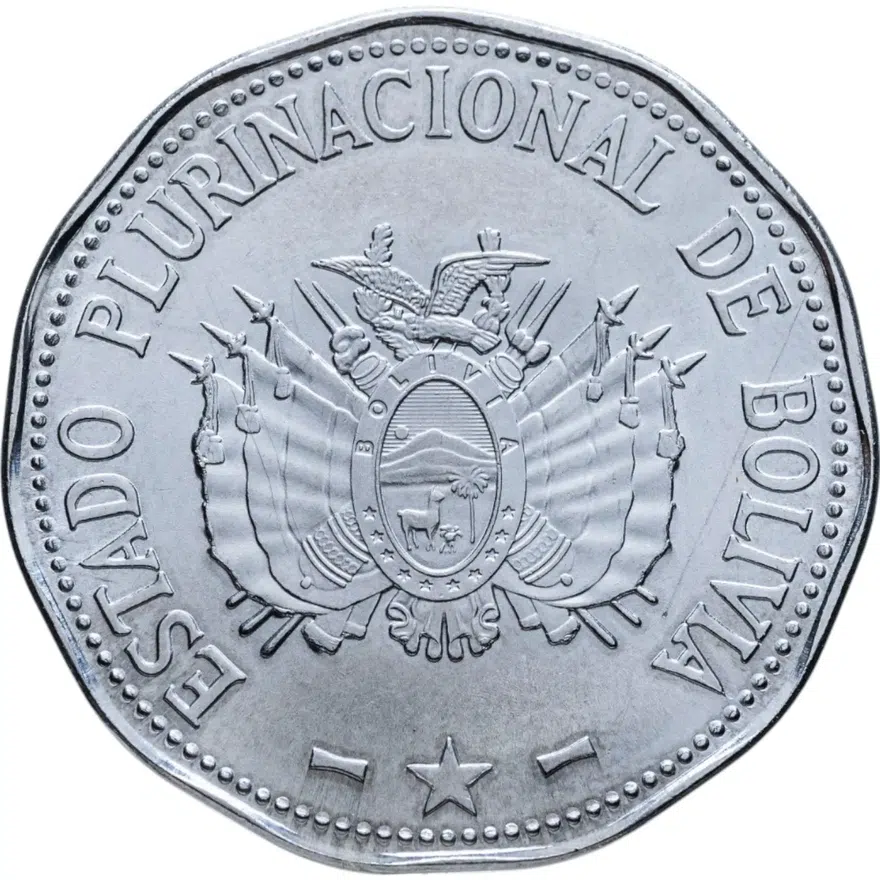 Боливия 2 боливиано (bolivianos) 2017  "Полк Colorados"