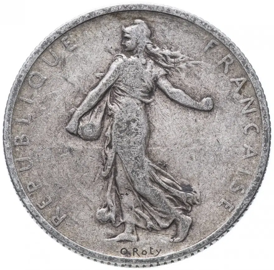 Франция 2 франка (francs) 1899
