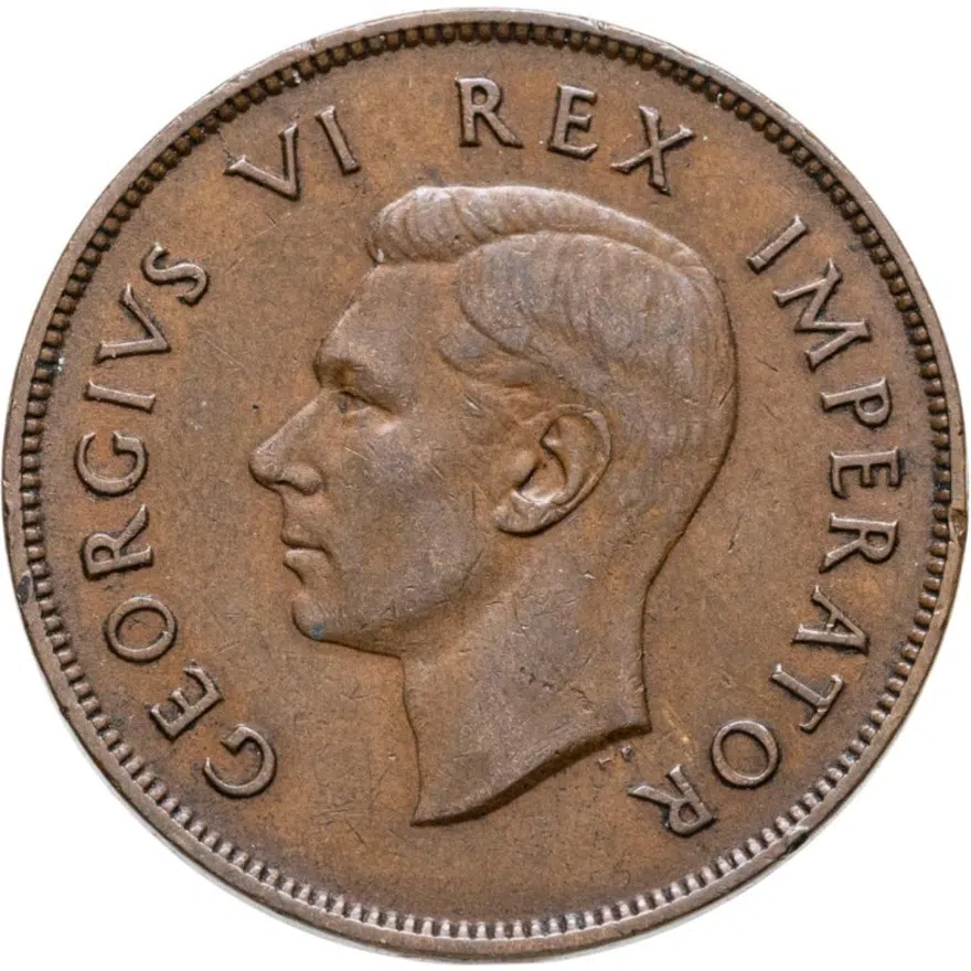 ЮАР 1 пенни (penny) 1938