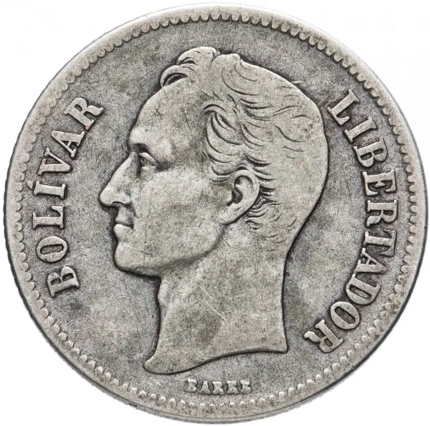 Венесуэла 2 боливара (bolivares) 1929