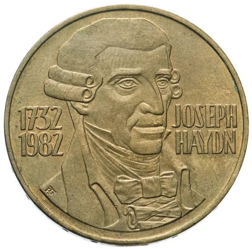 Австрия 20 шиллингов (shillings) 1982 "250 лет со дня рождения Йозефа Гайдна"