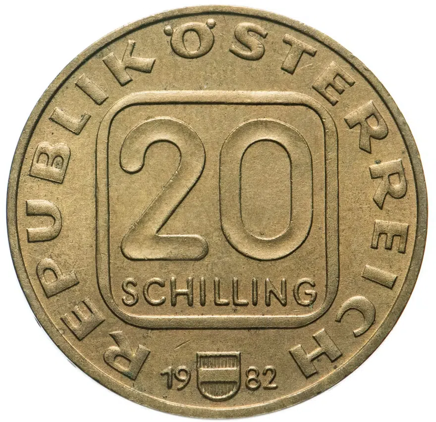 Австрия 20 шиллингов (shillings) 1982 "250 лет со дня рождения Йозефа Гайдна", реверс