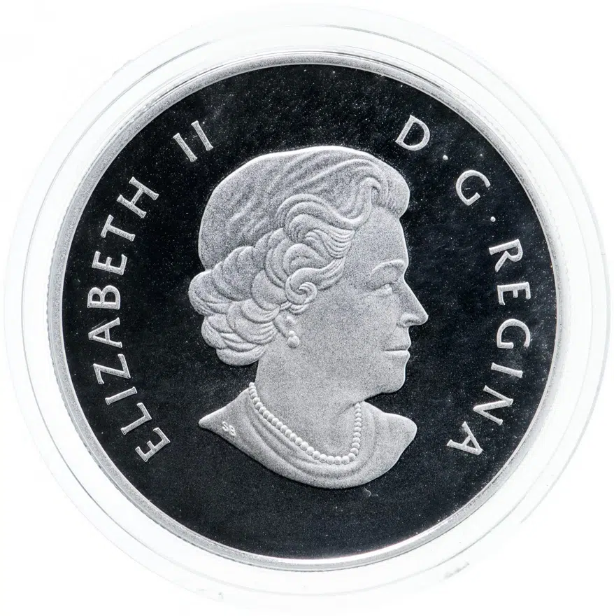 Канада 10 долларов (dollars) 2013  "Инуксук" в футляре, с сертификатом, реверс