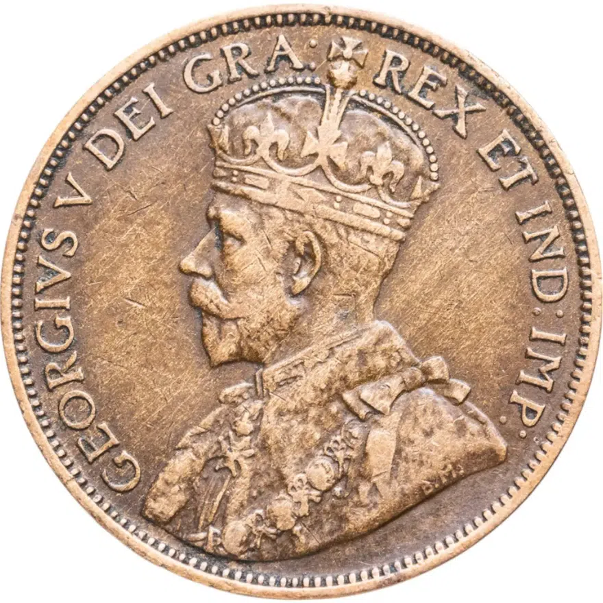 Канада 1 цент (cent) 1912, реверс