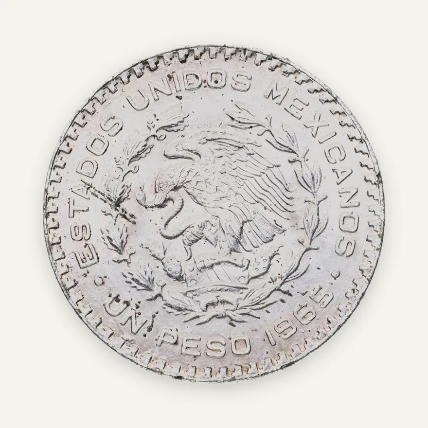 Мексика 1 песо (peso) 1966, реверс