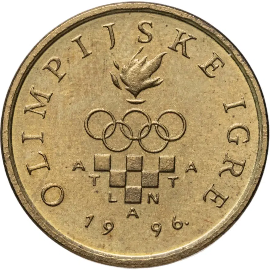 Хорватия 5 лип (lipa) 1996 XXVI летние Олимпийские Игры, Атланта 1996