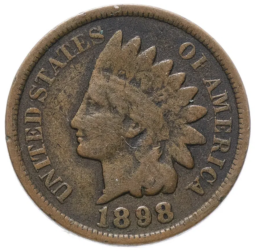 США 1 цент (cent) 1898 Indian Head Cent