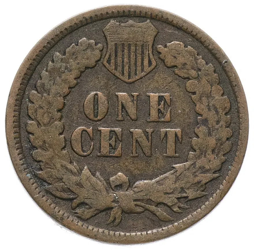 США 1 цент (cent) 1898 Indian Head Cent, реверс