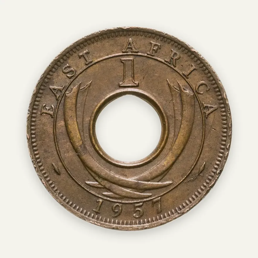 Британская Восточная Африка 1 цент (cent) 1957, реверс