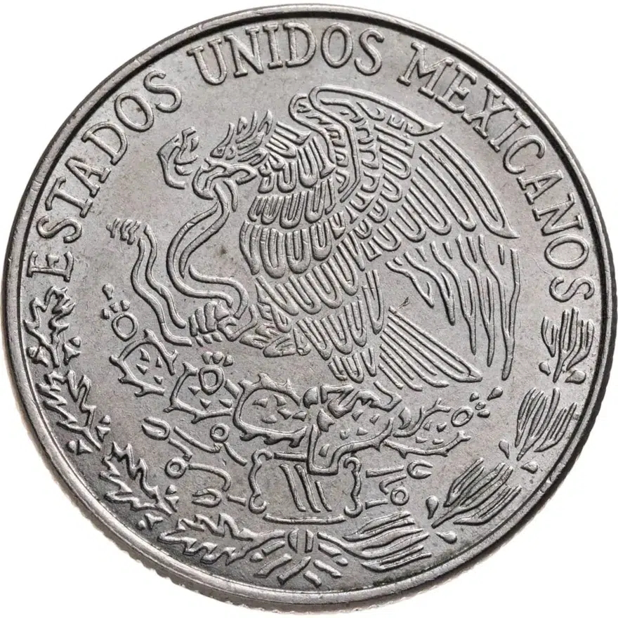 Мексика 50 сентаво (centavos) 1979, реверс