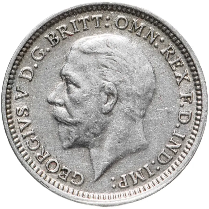Великобритания 3 пенса 1932, реверс