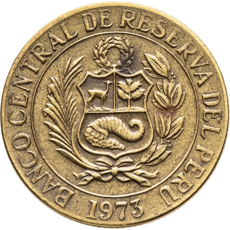 Перу 1 соль (sol) 1973, реверс