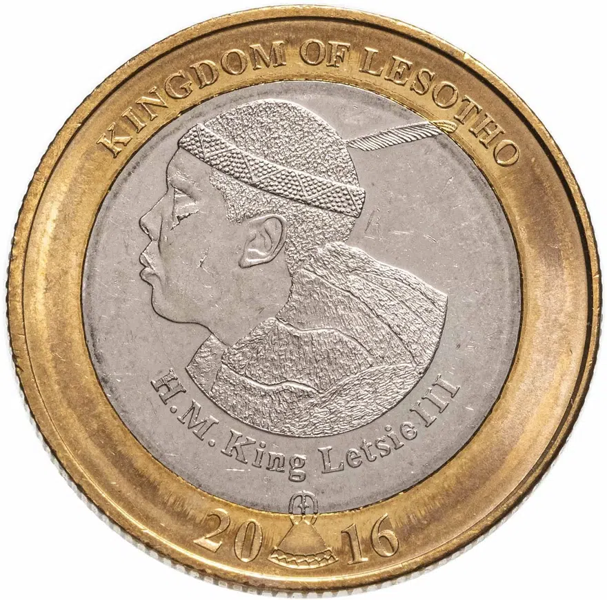 Лесото 5 малоти (maloti) 2016 "50 лет Независимости"