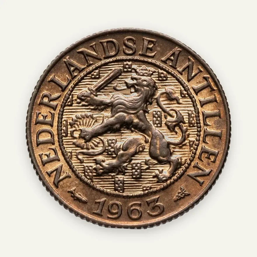 Нидерландские Антильские острова 1 цент (cent) 1963, реверс