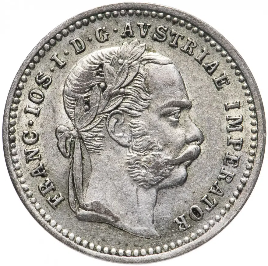 Австрия 10 крейцеров 1872, реверс