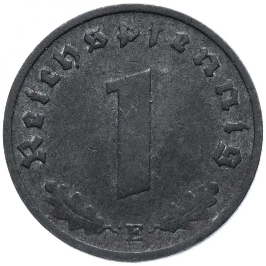 Германия (Третий Рейх) 1 рейх пфенниг 1942 "А"