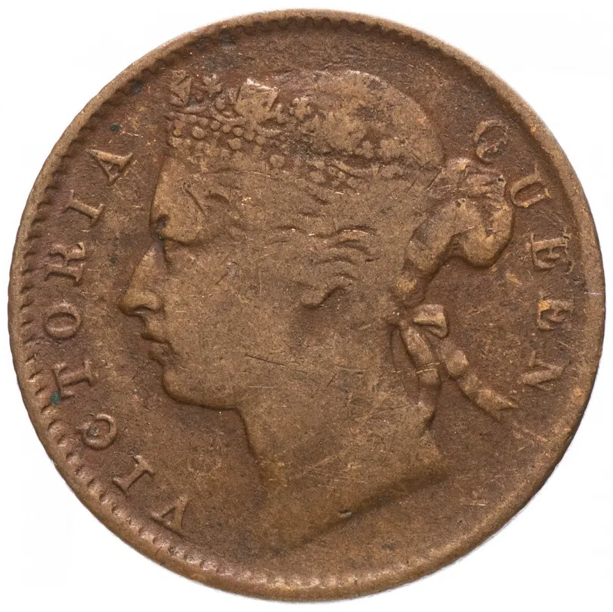 Стрейтс Сетлментс 1/4 цента (cent) 1901, реверс