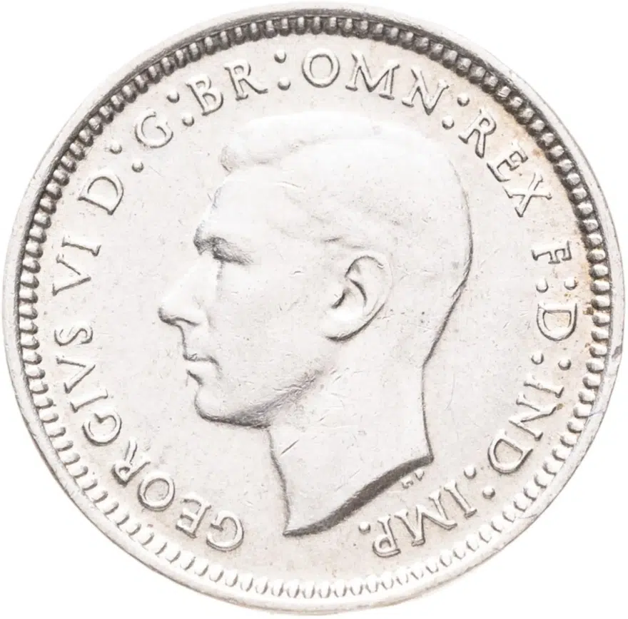 Австралия 3 пенса (pence) 1943 D, реверс