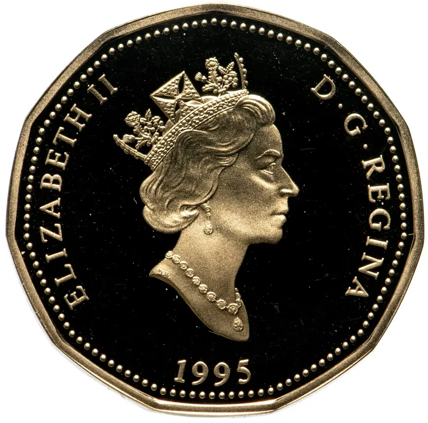 Канада 1 доллар (dollar) 1995   Памятник миротворческим силам, реверс