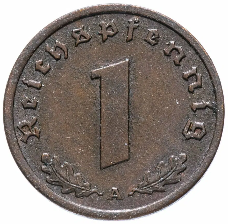 Германия (Третий Рейх) 1 рейх пфенниг (reichspfennig) 1937 A