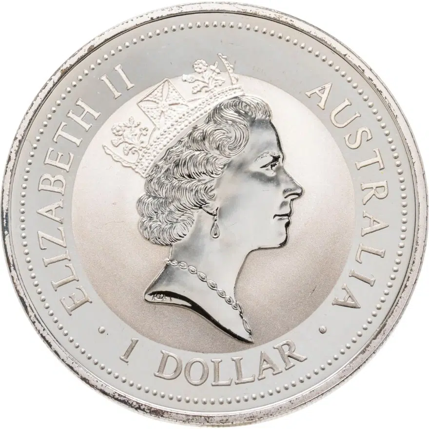 Австралия 1 доллар (dollar) 1996  Австралийская Кукабура (птица в полёте)