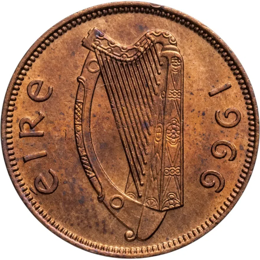 Ирландия 1 фартинг (farthing) 1966