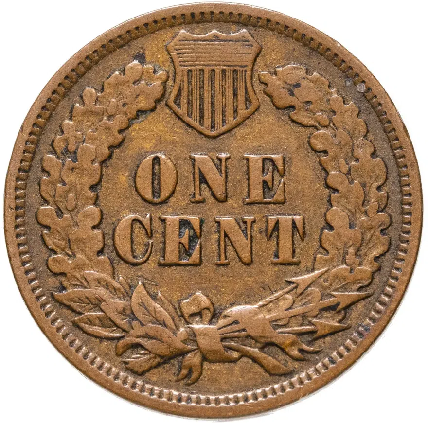 США 1 цент (cent) 1906 Indian Head Cent, реверс