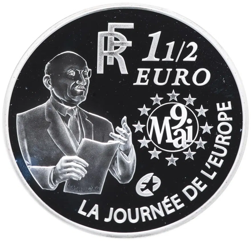 Франция 1,5 евро (euro) 2006 "9 Мая - День Победы"